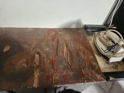 Iron Stand Wodden with drawers