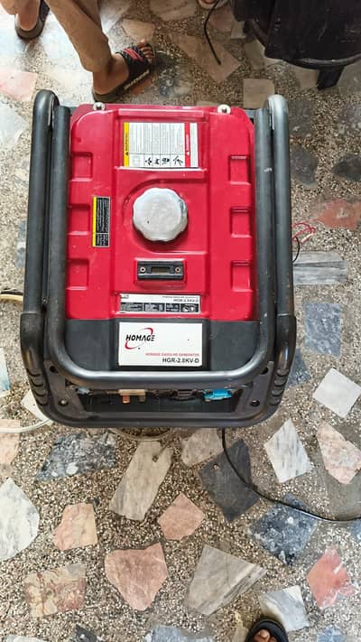 Homage 2.8 Kva Gas + Petrol  Generator For Sale.
