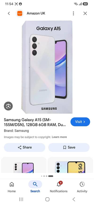 Samsung Mobile A15 5G