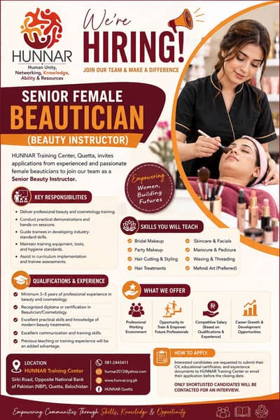 Senior Beautician