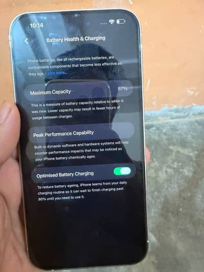 iPhone 14 Pro Max | 256GB | 87% | Non PTA