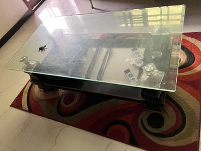 Black Wooden Coffee Table