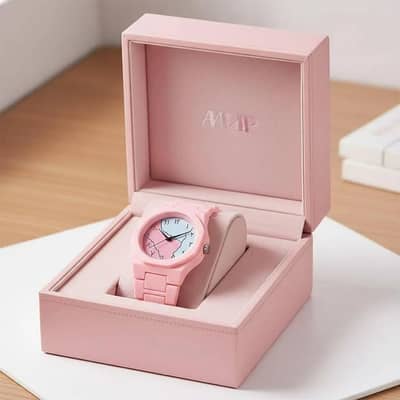  Premium Quality Girls Pink Aura Watch 