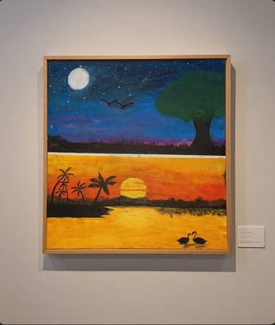 Where Sunset kiss the night