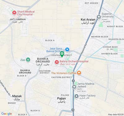 12.75 MARLA PLOT FORE SALE POSSESSION UTILITY PAID EXTRA LAND PAID Reserve A Centrally Located Residential Plot Of 13 Marla In Bahria Orchard Phase 1