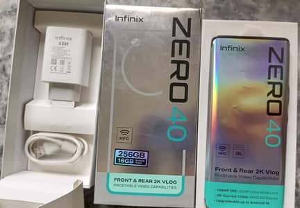 Infinix Zero 40 5Month Warranty Full Box New condition