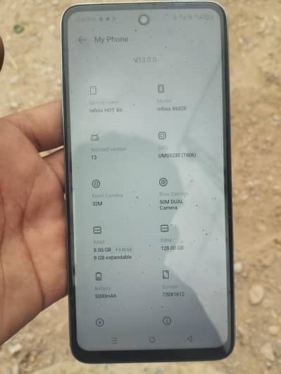 Infinix Hot 40i only mobile 8/128