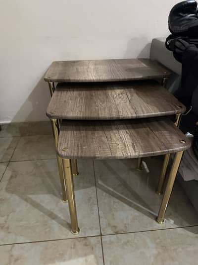 Side table set of three