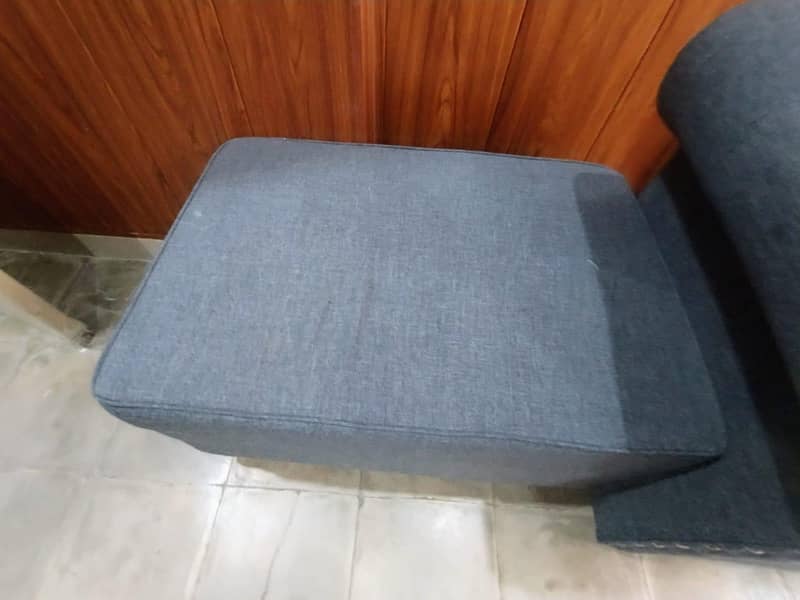 L shaped sofa set with table 2