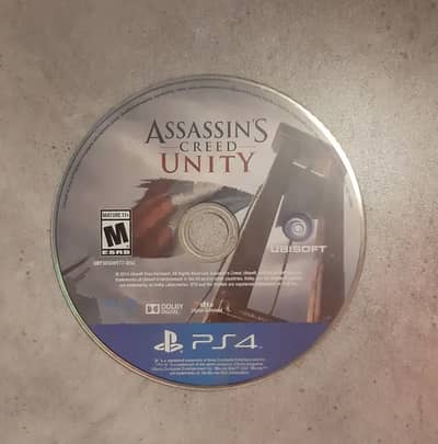 Assassin Creed Unity Original Ps4 cd with delivery (slim. fat,pro)