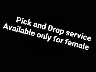 Pick and Drop service for female