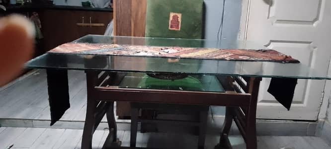 four chair and one dining table