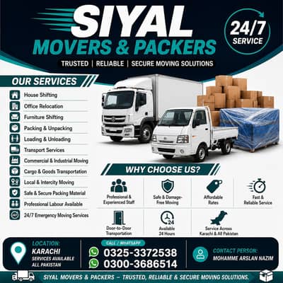 Goods Transport, Packers Movers, House Shifting, Loading unloading