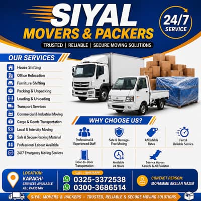 Packers & Movers/House Shifting/Loading /Goods Transport rent service