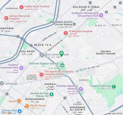 Plot Available For Sale In Gulshan E Iqbal Block 17.600 Yard Demand 12 Cror *Code(16621)*