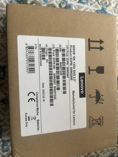 Lenovo 600GB 10K SAS 12Gb/s 2.5” Enterprise Server HDD