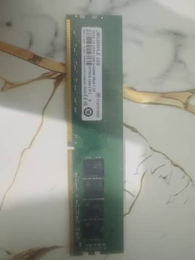 Transcend 32GB DDR4 3200MHz Desktop RAM | Samsung Chips | Single stick