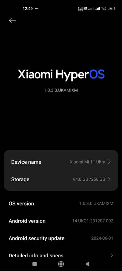 Xiaomi mi 11 ultra
