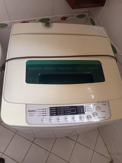 haier washing machine