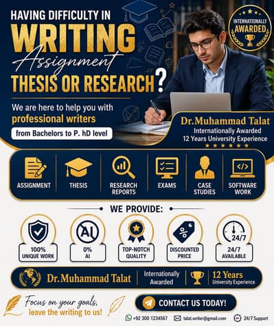 Assignment Writing, Thesis Research Report
