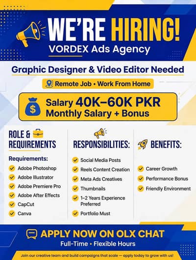 data entry,video editor and graphic designer