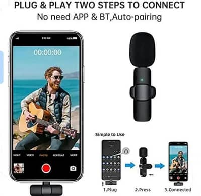 Premium Black Microphone for Home & Live Streaming Use