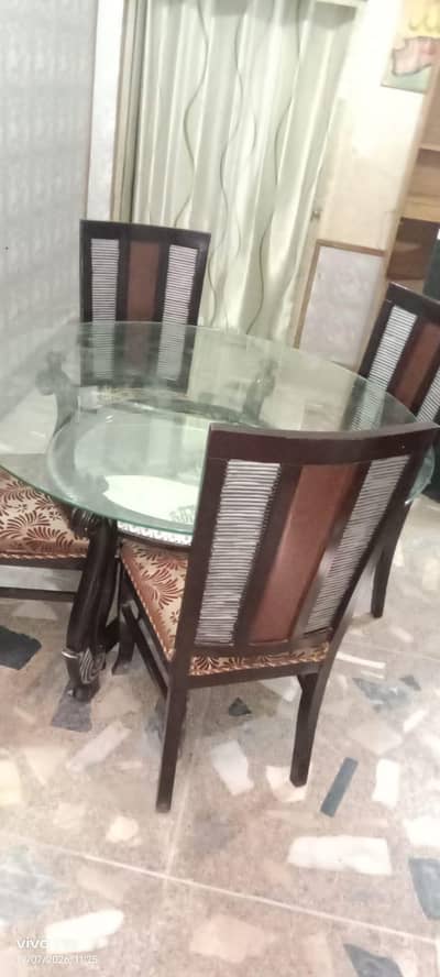 4 chair one dining table