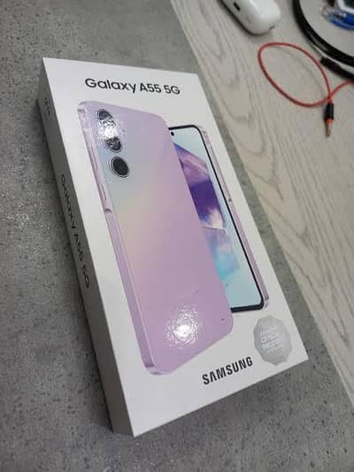 Samsung A55 5G Full Box Official PTA 10/10 Lush Condition