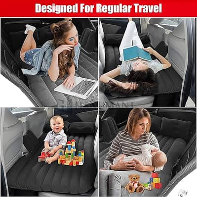 Car Inflatable Bed with Pump & 2 Air Pillow| 03020062817