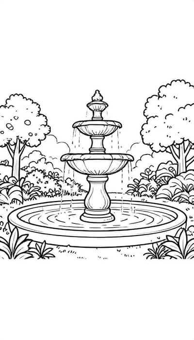 Fountain - Waterfall - Patio - Rootop & Terarac Garden (0333-5556007)