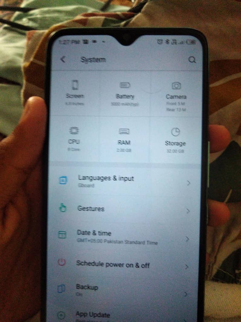 itel vision 2 plus 0