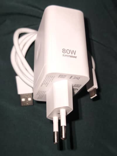 80W SuperVooc Charger A6 Pro Box Pulled Charger  original