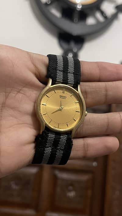 Original Seiko Gold Plated Watch
