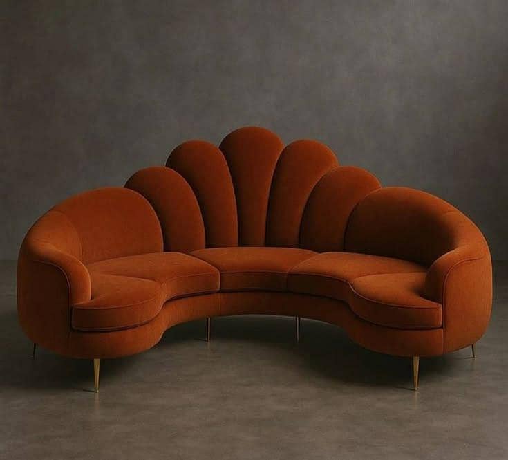 SOFAS SET MODERN CURVED STYLE 0