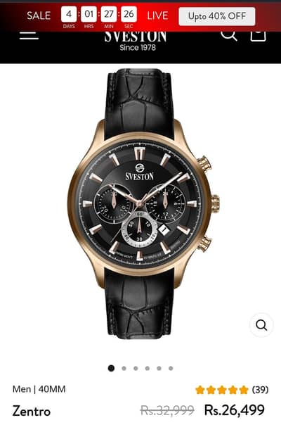 Sveston Zentro Watch for sale in Larkana
