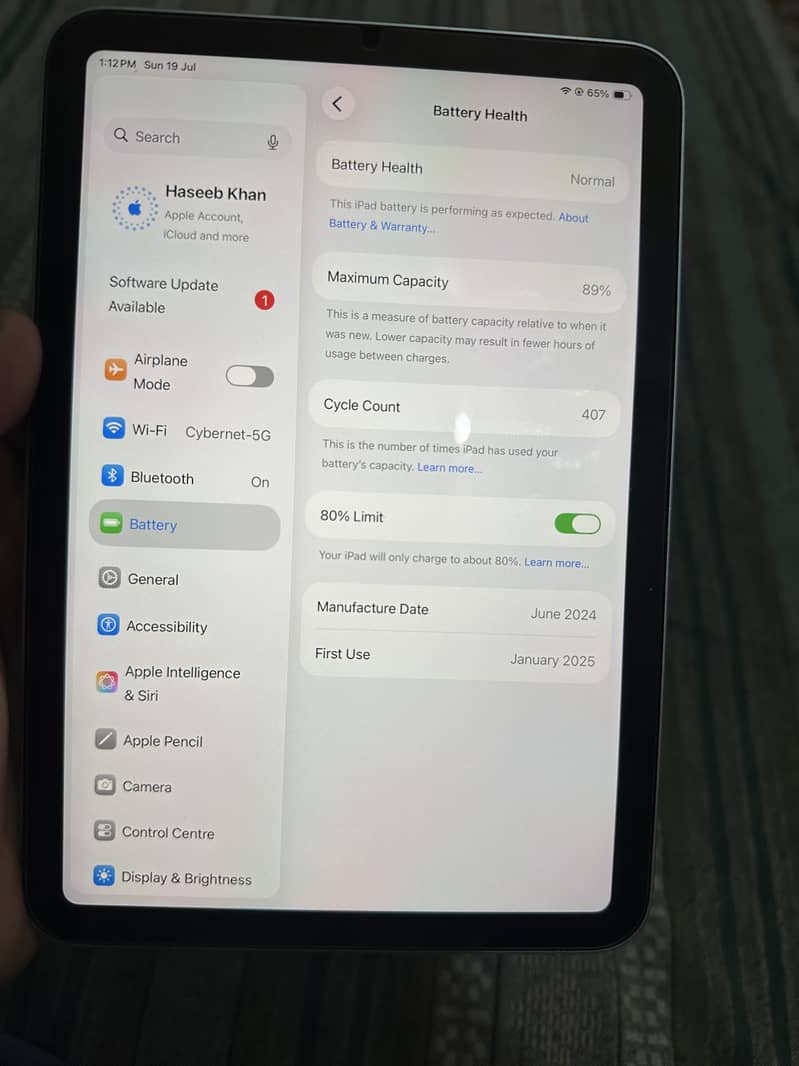 Ipad mini 7 with box 5