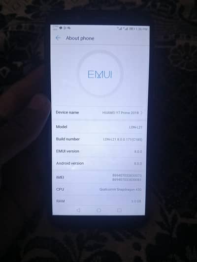 Huawei Y7 Prime