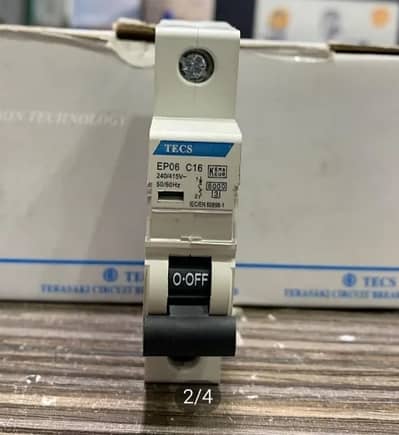 Terasaki TECS 10A 16A 20A 32A 63A 1P Miniature Circuit Breakers MCB TY