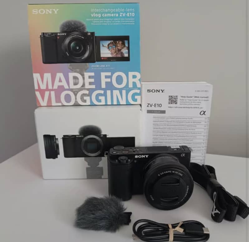 SONY ZV E10 4K MIRRORLESS CAMERA 0
