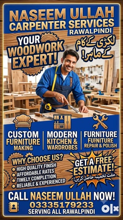 carpenter Naseemullah rawalpindi