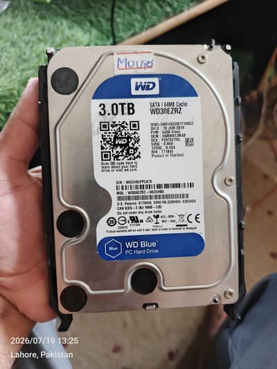 3.0 TB hard drive