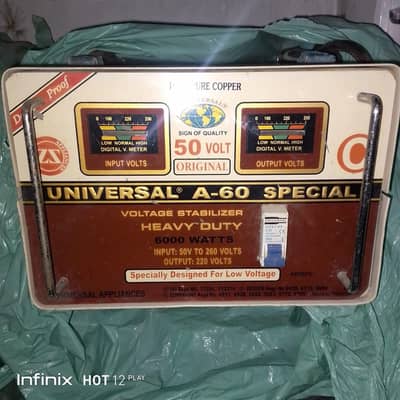 UNIVERSAL A-60 Special Stabilizer 50 volt Original