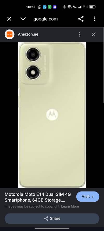 Motorola e14 need battery