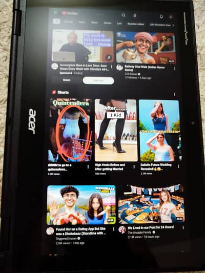 Google Chromebook Android Tablet
