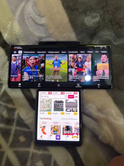 LG Wing 5G rotateable dual screen fold mobile phone for sale