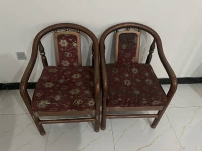 Wooden A+ Quality Chairs With Table