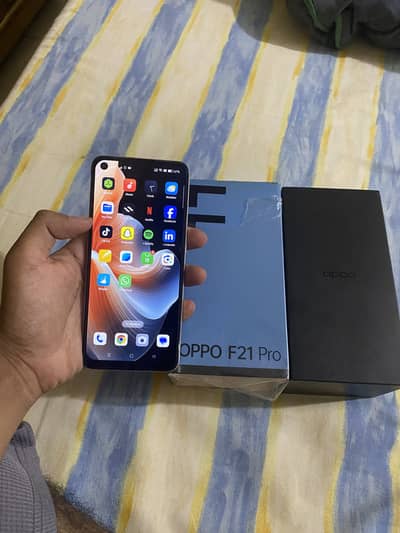 OPPO F21 PRO WITH BOX EXCELLENT CONDITION