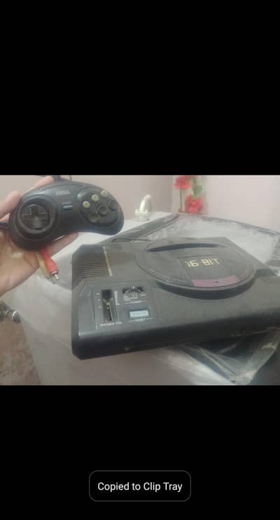 sega 16 bit TV video game console with controller working condition