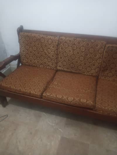 5 seater wooden sofa set on sale