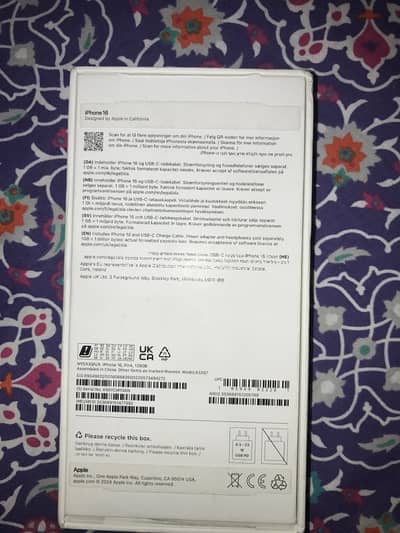 iphone 16, 128gb, NON PTA, sim time, factory unlock